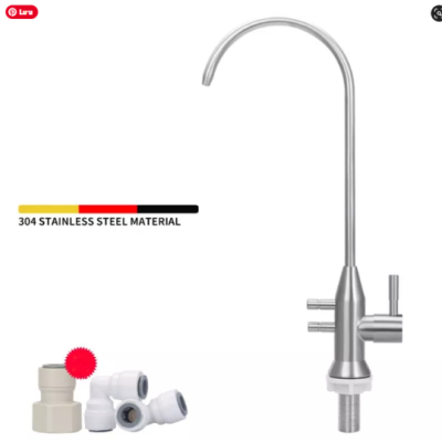 Vòi Inox 304 Cổ Cao Dùng Làm Vòi Lấy Nước Máy Điện Giải Trim Ion