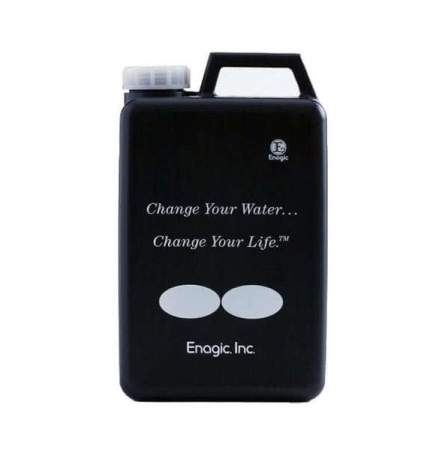 Bình đen Enagic chứa nước axit và kiềm mạnh 2 lít