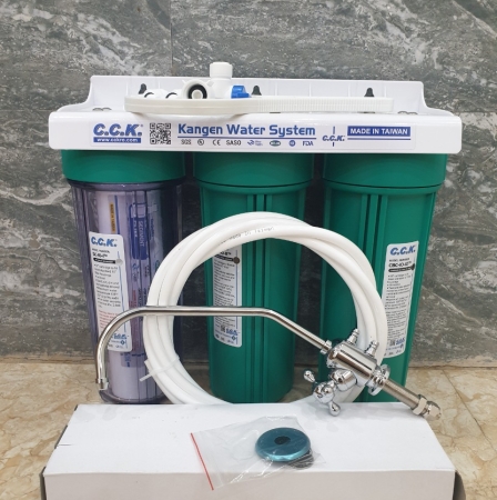 Bộ 3 cấp CCK xanh + vòi cổ cao