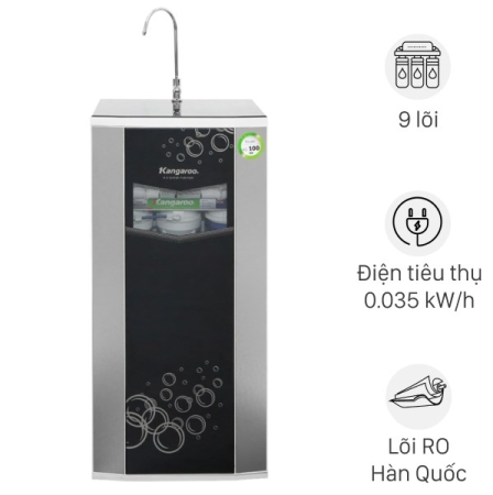 Máy lọc nước RO Hydrogen Kangaroo VTU KG100HA